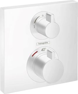 Смеситель для душа Hansgrohe Ecostat Square 15714700S белый