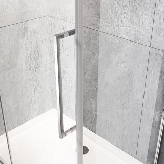 Душевой уголок Veconi Rovigo RV-034R, 1200х1000х1950, хром, стекло дождь