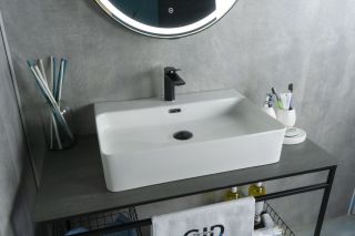 Раковина Gid N9256 51172 накладная белая 60x42x14