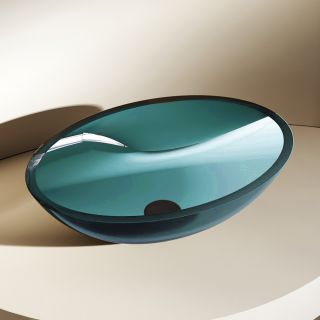 Раковина ABBER Kristall AT2802Aquamarin 50см бирюзовый