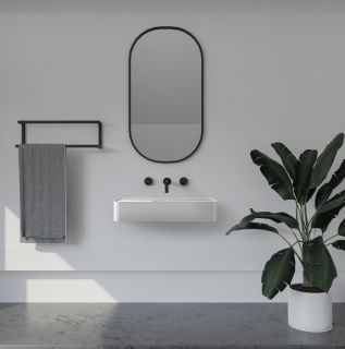 Подвесная раковина ABBER Stein AS2627-1.2 120см белый матовый