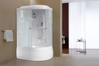 Душевая кабина Royal Bath BK левая стекло прозрачное 120x80см RB8120BK1-T-L
