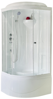 Душевая кабина Royal Bath BK стекло прозрачное 90x90см RB90BK1-T