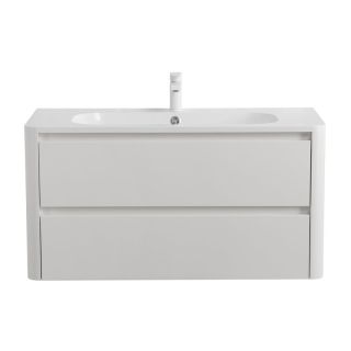 База под раковину Cezares подвесная с двумя выкатными ящиками, Bianco Lucido, 796x478x500, RELAX-800-2C-SO-BL