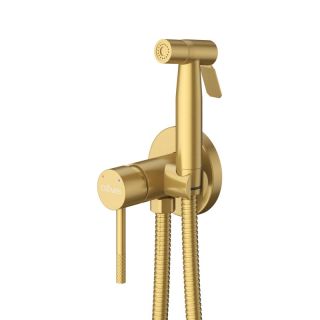 Гигиенический душ со смесителем CEZARES RELAX-DIF-BORO брашированное золото
