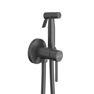 Гигиенический душ со смесителем CEZARES RELAX-DIF-NOP черный матовый