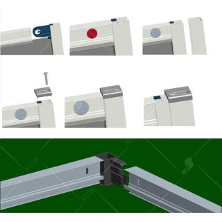 Душевой уголок RGW CL-48B (CL-14B + Z-050-1B) 32094806-014 160x100см чёрный