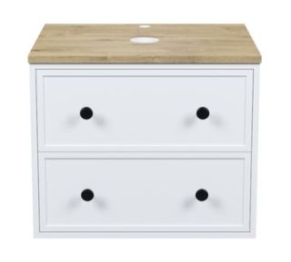 Тумба подвесная IDDIS Torr TOR60WVi95K со столешницей 60см дуб верона/белый матовый