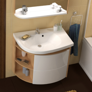 Раковина Ravak Rosa Comfort XJ8P11N0000 правый