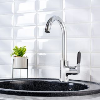 Смеситель для кухни РМС SL123BL-017F хром