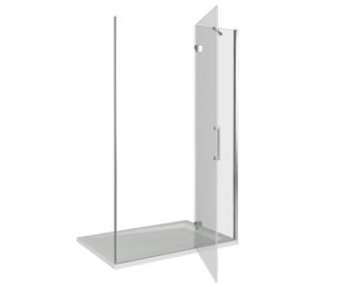 Душевая дверь в нишу Good Door SATURN WTW-120-C-CH-R 120 см правый