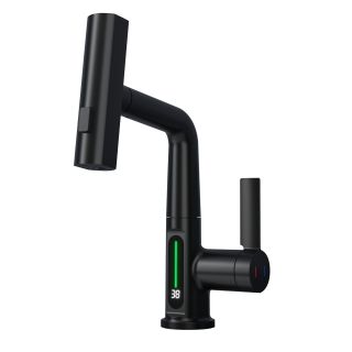 Смеситель для раковины Black&White Sky Day 3027B чёрный матовый