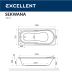 Ванна акриловая EXCELLENT Sekwana 170x75