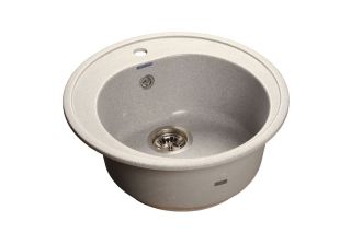 Мойка кухонная GranFest Серая Rondo  R-510 сер
