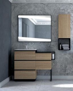 Зеркало с LED подсветкой Cezares 100x80 Qubo 45051