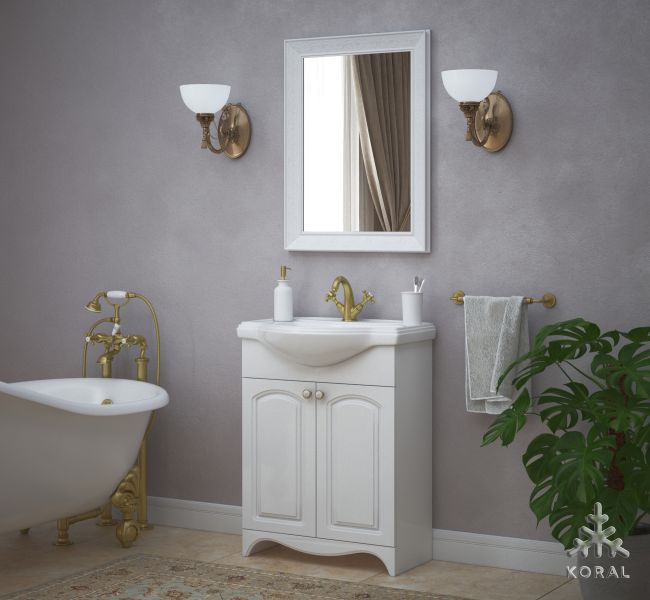 Зеркало Corozo Классика 60см белый SD-00000270