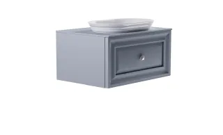 Тумба с раковиной Astra-Form Шарм 4631177714955 70 см голубой матовый