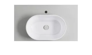 Тумба с раковиной Astra-Form Шарм 4631177715143 100 см серый матовый