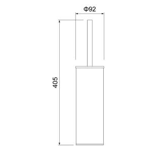 Щётка для туалета настенно-напольная Timo Saona 13161/00 хром