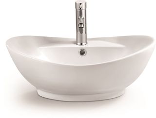 Раковина накладная SantiLine SL-1022 59см белый