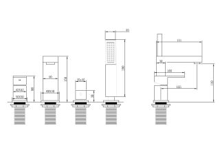 Смеситель на борт ванны ABBER Daheim чёрный матовый AF8213B