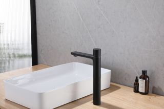 Смеситель для раковины ABBER Rund AF8711B чёрный матовый