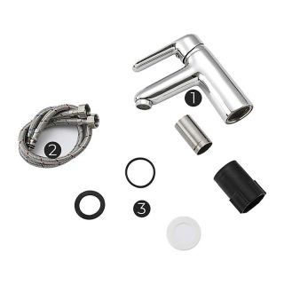 Смеситель для раковины Frap F1017 хром