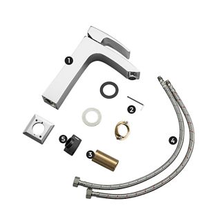 Смеситель для раковины Gappo G1007-72 хром