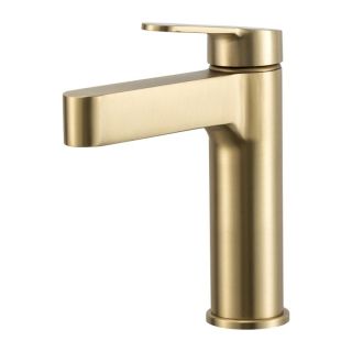 Смеситель для раковины Gappo G1099-33 золотой сатин