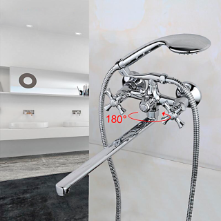 Смеситель для ванны Gappo G2242 хром