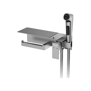 Гигиенический душ со смесителем Frap F2076-9 графит