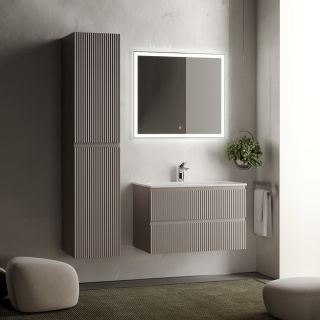 Подвесная тумба под раковину Sancos Snob R SNR80SM 80см Doha Soft