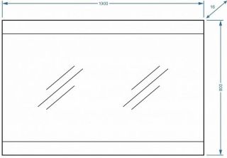 Зеркало с подсветкой Stella Polar Мадлен SP-00000478 100х80