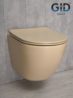 Унитаз подвесной Gid Sr2198 62210Y светло-коричневый матовый 49x36x35.5