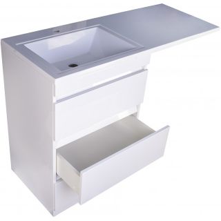 Тумба под раковину Style Line Даллас 130 СС-00000558 под стиральную машинку