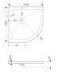 Душевой поддон RGW ST/R-W 16153100-01 100x100см белый