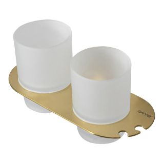 Стакан двойной Gappo G30908-3 золотой сатин