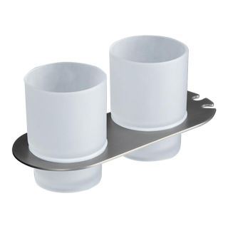 Стакан двойной Gappo G30908-9 оружейная сталь