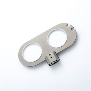 Стакан двойной Gappo G30908-9 оружейная сталь