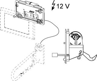 TECE Механизм  TECEplanus для поручней 9240357