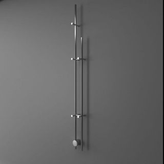 Электрический полотенцесушитель Broner Bruno Due BRD.094.170.0000.SS 170 см с кнопкой сатин шёлк