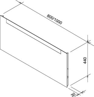Ravak Зеркало Clear 1000