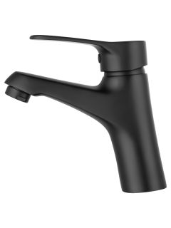 Смеситель для раковины Wonzon & Woghand WW-A40212-MB чёрный матовый