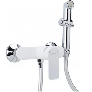 Гигиенический душ со смесителем Gappo G2048-8 белый/хром