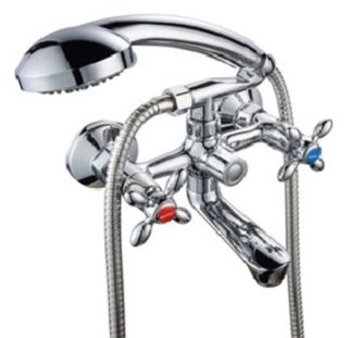 Смеситель для ванны с душем BOOU BA5318-2-B702 хром