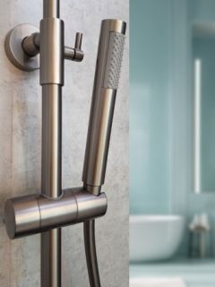 Душевая система AltroBagno Unione 030210 GrMt оружейная сталь