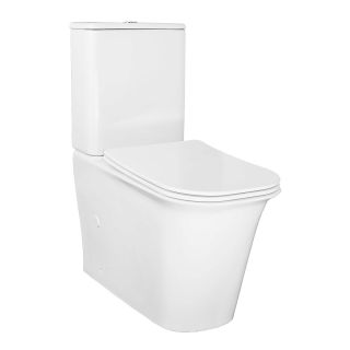 Унитаз-компакт Azario VELISE AZ-1222A напольный, безободковый в комплекте с быстросъемным сиденьем микролифт