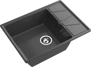 Мойка кухонная GranFest VERTEX V-680L графит