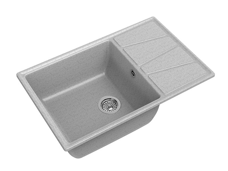 Мойка кухонная GranFest Серая Vertex V-780 L сер