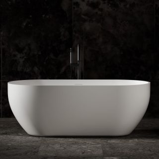 Ванна из искусственного камня ABBER Stein AS9613-1.6 160x75см белый матовый